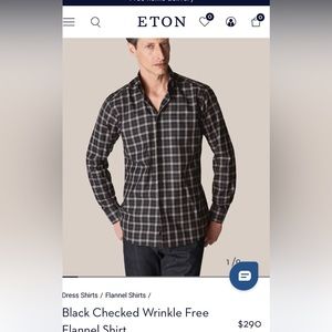 Eton Contemporary, Large 42 by 16 1/2, Lightly Worn professionally dry cleaned.